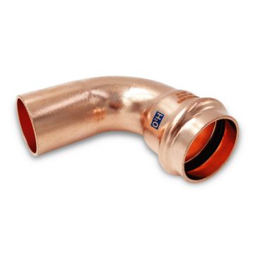 Коліно мідне під прес 681/901U Ø28 90° ВЗ AESPRES UNIKO® RM (681028901U) 