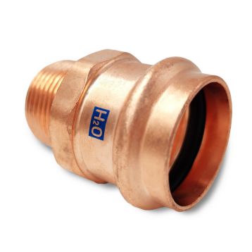 Перехідник мідний під прес 687U Ø35 х 1 1/4" З AESPRES UNIKO® RM (687114035U)