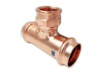 Трійник мідний під прес 689U Ø28 х 1/2" В х 28 AESPRES UNIKO® RM (689102028U)