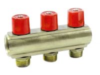 Bianchi Коллектор с вентилями d3/4" х 4 х 3/4" УР (red/красный) 50 мм (234E05050A)