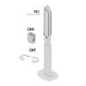 MB Fix PK1+QKK+QKF Комплект высоких напольных кронштейнов (2 шт.) для пан. радиаторов (300÷1000 мм) MB (60741001)