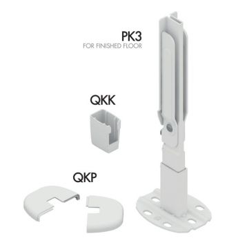 MB Fix PK3+QKK+QKP Комплект низьких підлогових кронштейнів (2 шт.) для пан. радіаторів (300÷1000 мм) MB (60741003)