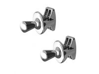 MB Fix DROP Комплект зручних тримачів рушника (2 шт.) для трубчастого радіатора ХРОМ MB (89037T00)