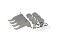 Монтажный комплект (4 кроншт.) для алюм. советов. 1" х 1/2" GRAPHITE 3R NOVA FLORIDA (5501493R)