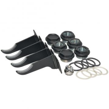 5501493V Монтажний комплект (4 кроншт.) для алюм. рад. 1" х 1/2" BLACK COFFEE FONDITAL