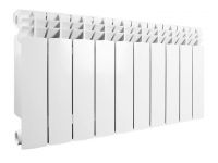 Радіатор опалення біметалевий (10-секцій) ALUSTAL 350/100 40 атм ΔT 70K 1355 Ватт