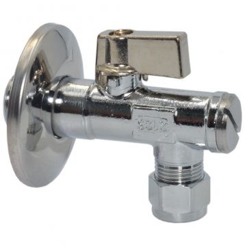 0272104000 Кран кутовий з фільтром для сантехприладів Ø1/2" х 3/8" з цангою BIANCHI F.lli S.p.A.