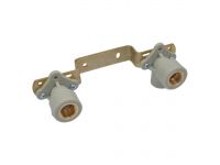 PRAWTECH Планка глубокая монтажная стальная PP-R Ø20 х 1/2" В мм L150 мм (P7271D)