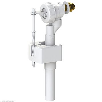 Кран наповнюючий для бачка унитаза Ø1/2" бокове підключення латунь (ZN2/102) К.К - POL Польща