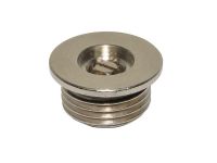 Кран воздухоотводящий ручной ХРОМ Ø1/2" под декоративную крышку (уплотнение EPDM) Marvit Spa (103100319)