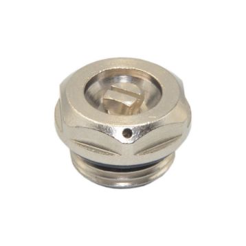 Кран повітровідвідний ручний ХРОМ Ø3/8" (ущільнення EPDM) Marvit Spa