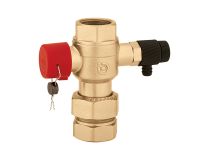 558050 Кульовий запірний + зливний кран для розширювального баку Ø3/4" 85° C 6 bar