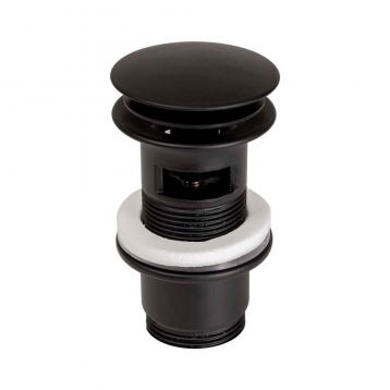 496114N Випуск латунний GOLF чорний NERO Ø1 1/4" x 63 з переливом Ghidini SpA