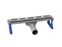 Трап-лоток душевой MEDIUM Ø50/40 L600 мм с решеткой нержавеющая (AISI 316) Ghidini SpA (4010600)