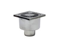 Трап вертикальный пластиковый хромированный Ø50 х 100 мм REDI s.p.a. (CV10JCR/E2222CR)