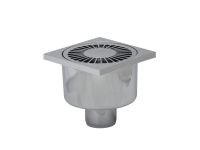 Трап вертикальный пластиковый хромированный Ø40 х 100 мм REDI s.p.a. (E2209CR)