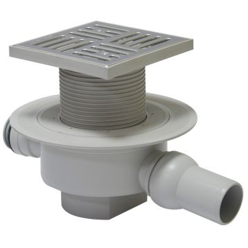 COR15X Трап горизонтальный поворотный с фланцем нержавеющий INOX Ø50 х 150 мм REDI s.p.a. (COR15X/E2277AI)