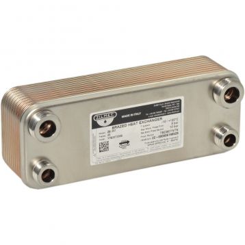 Теплообмінник Zilmet S.p.A. ZB 207 (INOX AISI 316L) 20 пластин (3/4*1/2) (17B2072008)