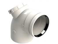Колено для конденсационных котлов d100 mm - 90 ° с инспекционным отверстием GROPPALLI S.R.L. (BB5192)