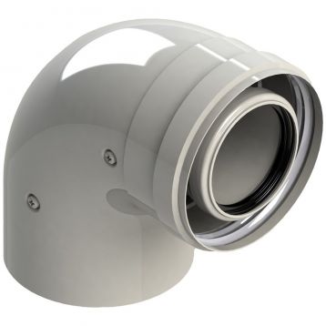 Колено коаксиальный для конденсационных котлов d60/100 mm - 90 ° GROPPALLI S.R.L. (A38163)