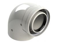 Колено коаксиальный для конденсационных котлов d80/125 mm - 90 ° GROPPALLI S.R.L. (A36105)