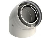 A36106 / A31068 Коліно коаксиальне для конденсаційних котлів Ø80/125 mm - 45°