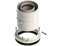 Вертикальный коаксиальный адаптер d60/100 с отверстием для тестирования для традиционных котлов GROPPALLI S.R.L. (A31857)