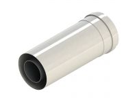 Удлинитель коаксиальный с раструбом для традиционных котлов d60/100 L-250 mm GROPPALLI S.R.L. (A370)