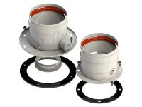 Комплект распределительного ПО/ГВ для традиционных котлов d80/80 с отверстием для тестирования GROPPALLI S.R.L. (A311521)