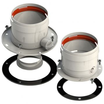 Комплект распределительного ПО/ГВ для традиционных котлов d80/80 с отверстием для тестирования GROPPALLI S.R.L. (A311521)