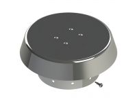 A115342 Кінцевий вітрозахисний вертикальний елемент Ø100 mm (нержавійка)