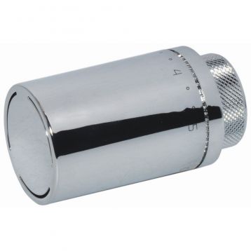 A49500B Термостатична головка TERMODESIGN L (запобіжник) ХРОМ M30 x 1,5 Carlo Poletti Srl