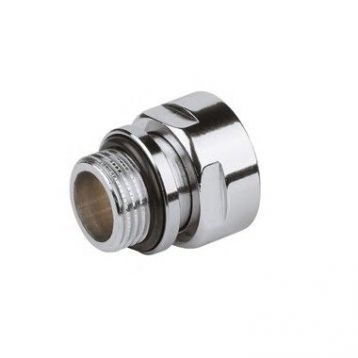 A34410B Штуцер з гайкою Ø3/4"-1/2" для кранів ХРОМ Carlo Poletti Srl