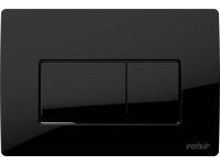 Клавіша (механіка) TROPEA S P1 чорна глянцева ABS пластик Valsir S.p.A. (VS0871302)