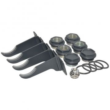 Монтажний комплект (4 кроншт.) для алюм. рад. 1" х 1/2" ARDESIA/SLATE GREY NOVA FLORIDA (550148E)