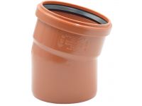 0102591 Коліно (зовнішня каналізація) ?250 15° PVC (Ral 8023) REDI s.p.a.