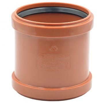 Муфта надвижная (внешняя канализация) Ø250 PVC (Ral 8023) REDI s.p.a. (0612591)