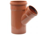 Редукционный тройник (наружная канализация) Ø250/110 45° PVC (Ral 8023) REDI s.p.a. (0313391)