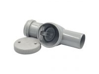 ZVA50PP Обратный канализационный клапан 50 PVC (Ral 8023) REDI s.p.a.