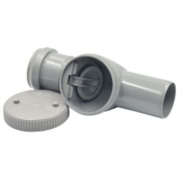 ZVA50PP Зворотній клапан каналізаційний 50 PVC (Ral 8023) REDI spa