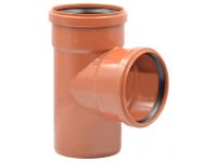 N345091 Трійник (зовнішня каналізація) 500/500 87 ° PVC (Ral 8023) REDI spa