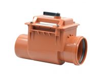 1555551 Обратный клапан (наружная канализация) 110 PVC (Ral 8023) REDI s.p.a.