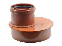 1533551 Переходник плоский (наружная канализация) 110-200 PVC (Ral 8023) REDI s.p.a.