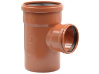 1355551 Редукционный тройник (наружная канализация) 315/200 87° PVC (Ral 8023) REDI s.p.a.