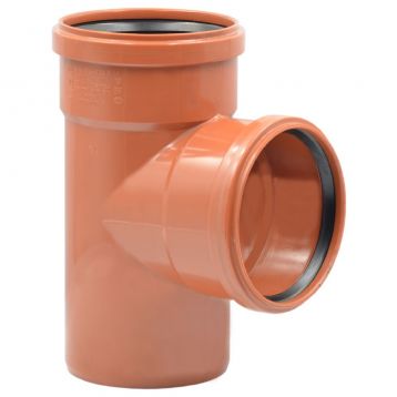 081165E Тройник (наружная канализация) 160/160 87° PVC (Ral 8023) REDI s.p.a.