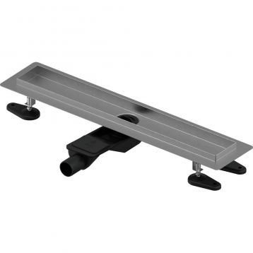 Душовий лоток НИЗЬКИЙ Ø40 30/600 мм AQUA AMBIENT СРІБНИЙ Uponor GmbH (1136407)