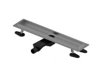 Душовий лоток НИЗЬКИЙ Ø40 30/700 мм AQUA AMBIENT СРІБНИЙ Uponor GmbH (1136408)