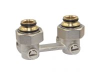 Кран нижнього підключення сталевого радіатора Ø3/4" x 3/4" кутовий Caleffi S.p.a. (301153)