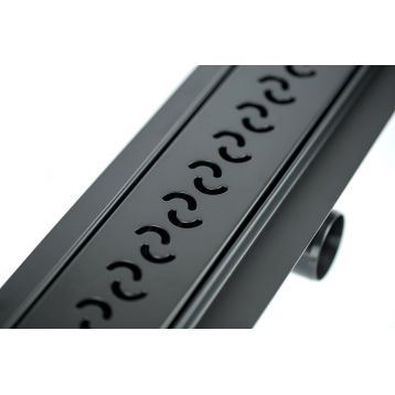 Решітка ARCO BLACK нержавіюча полірована L600 мм Capricorn S.A. (9-2993-600-00-35-10)