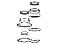 Nova Florida Комплект для распределительного ПО и ГВ для котлов Ø80 мм FONDITAL (0SDOPPIA11)